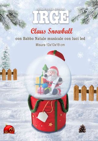 Palla di neve Babbo Natale 🎅