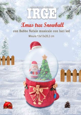 Palla di neve Babbo Natale 🎅