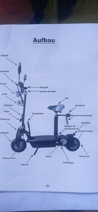 Patinete E-Scooter Nuevo garantía 