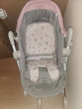 Silla mecedora kinderkraft rosa