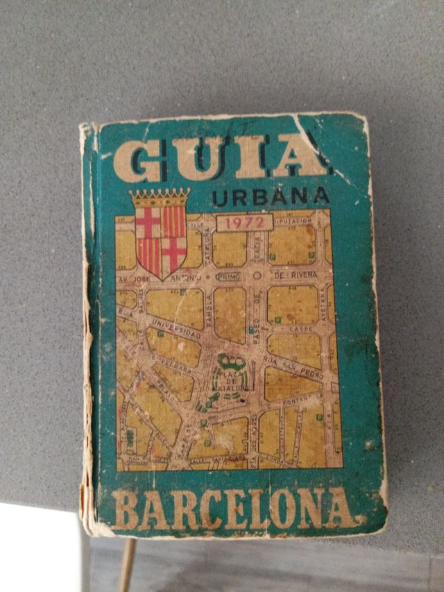 Guia antigua de Barcelona 1972