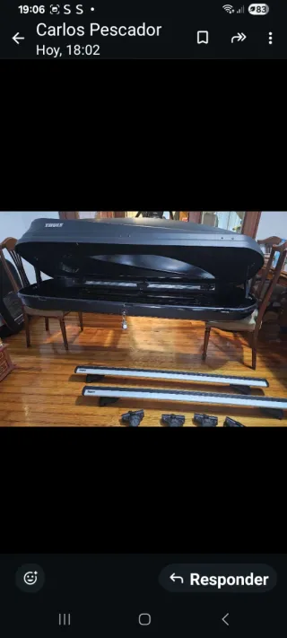 Cofre de coche marca thule