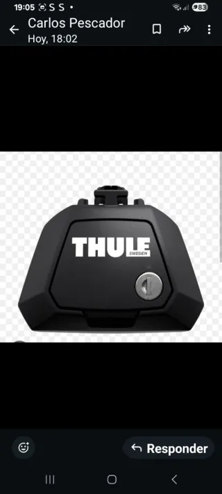 Cofre de coche marca thule