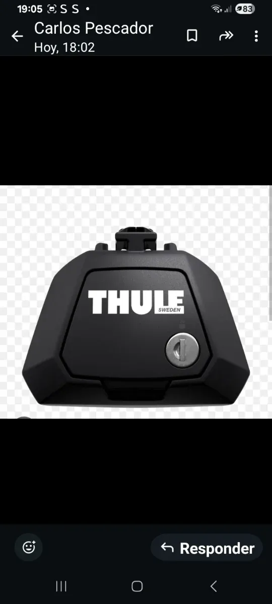 Cofre de coche marca thule
