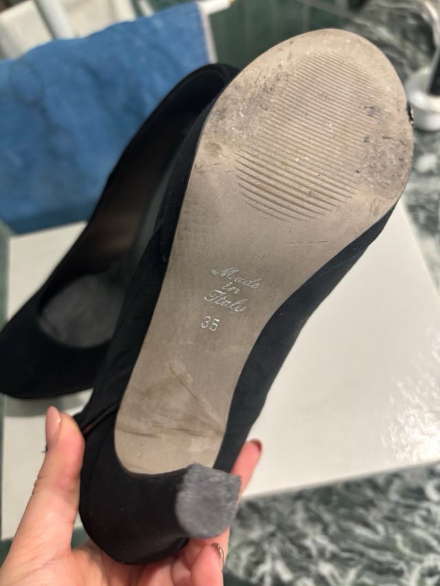 Décolleté punta tonda nere