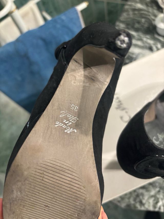 Décolleté punta tonda nere