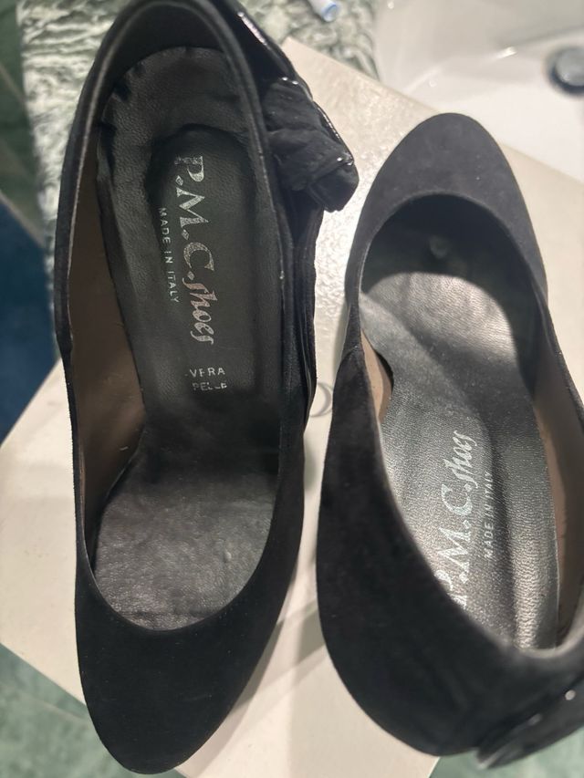 Décolleté punta tonda nere