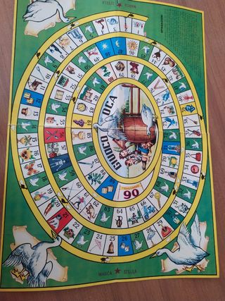 Gioco dell' oca in cartone vintage 