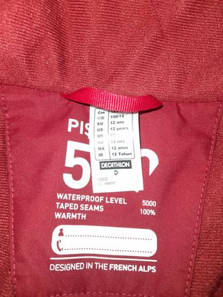 Chaqueta Esquí y Nieve Niña Decathlon