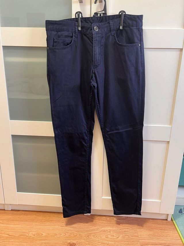 Pantalon azul marino Zara