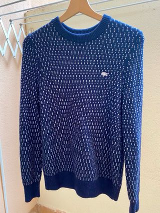 Jersey lana Lacoste Live azul marino