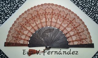 Abanicos de bolillos artesanales