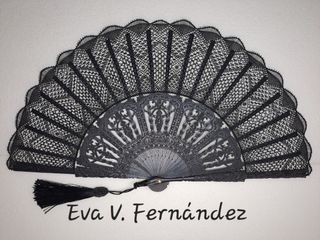 Abanicos de bolillos artesanales