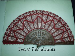 Abanicos de bolillos artesanales