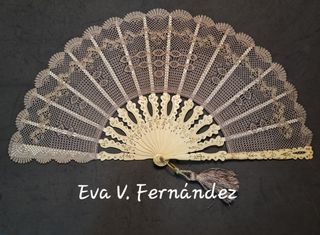 Abanicos de bolillos artesanales