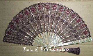 Abanicos de bolillos artesanales