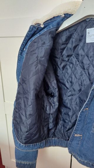 Cazadora vaquera cuello borreguillo