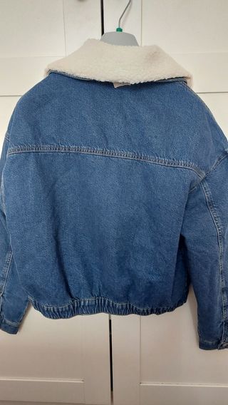 Cazadora vaquera cuello borreguillo