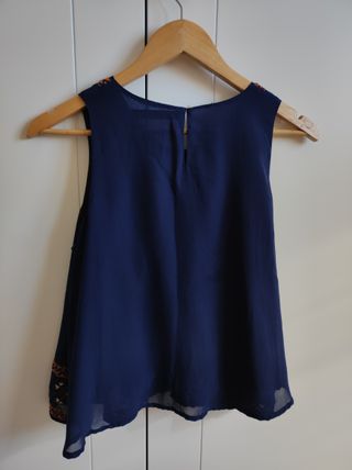 Camisa Zara Bordado