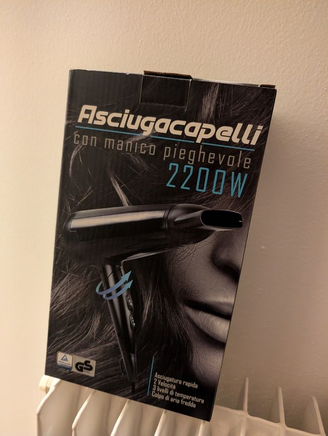 Asciugacapelli Phon pieghevole nuovo