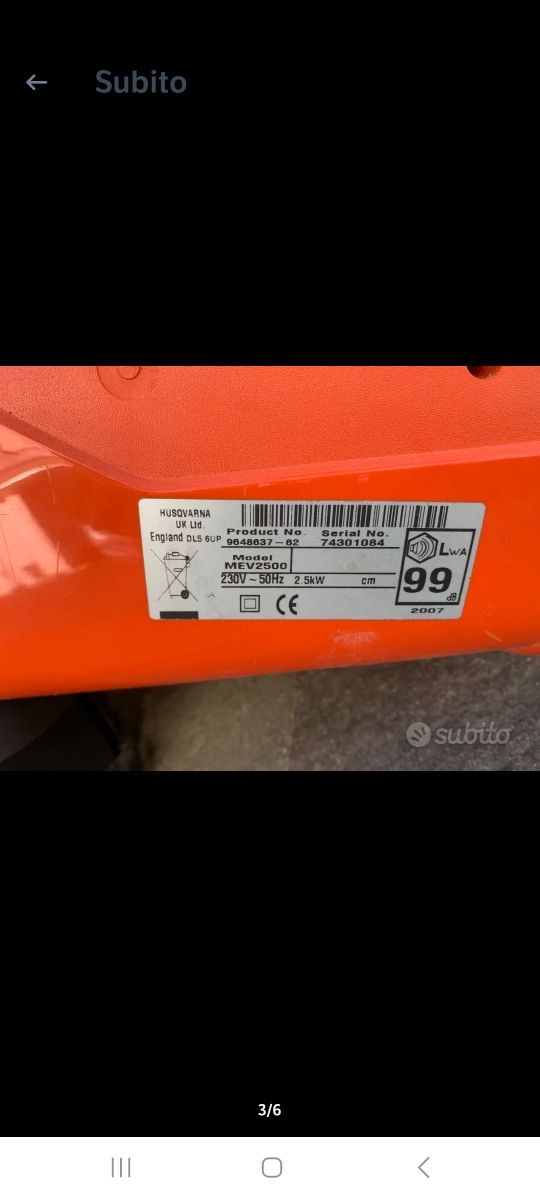 Soffiatore/Aspiratore Flymo 2200W 