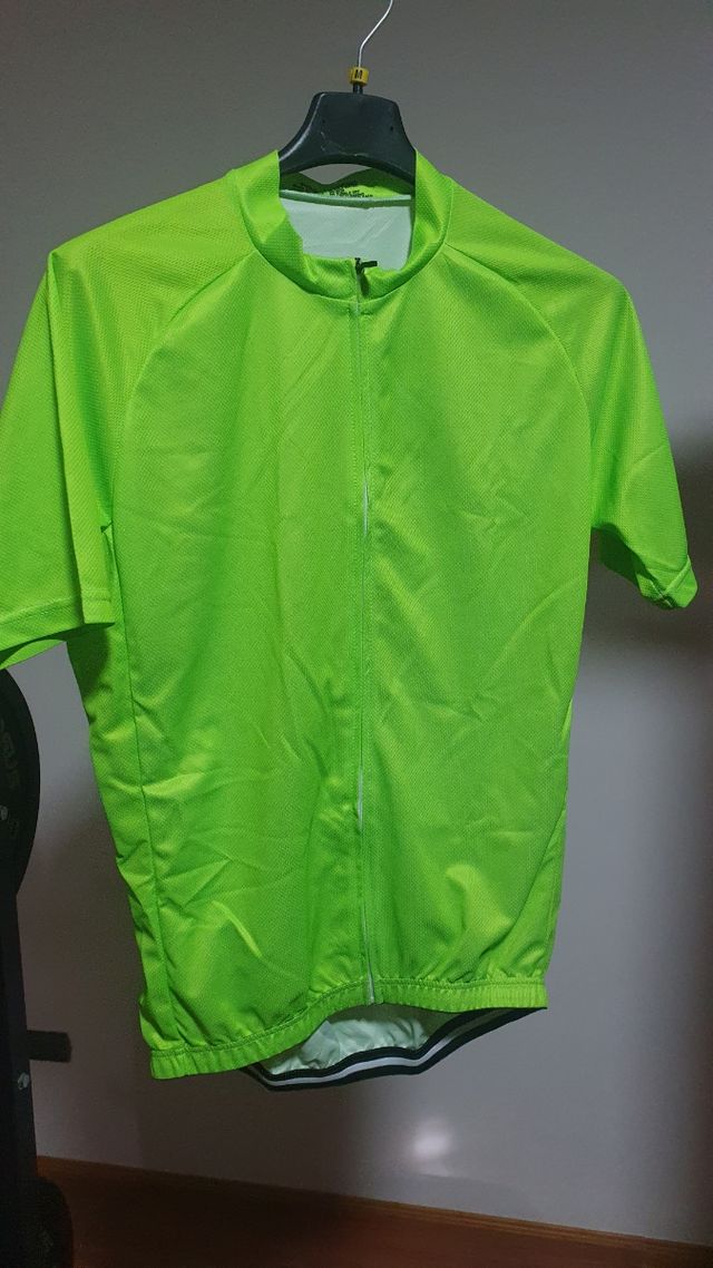 🚴 Tshirt jersey maglia ciclismo verde fluo