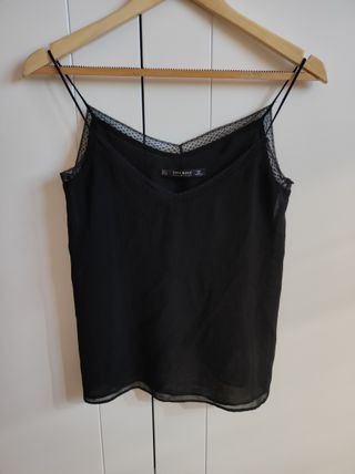 Camisa Zara Negra