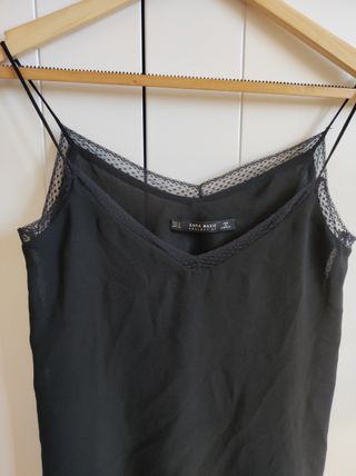 Camisa Zara Negra