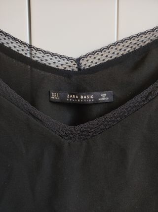 Camisa Zara Negra