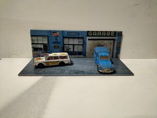 Diorama Officina Garage Old scala 1/64