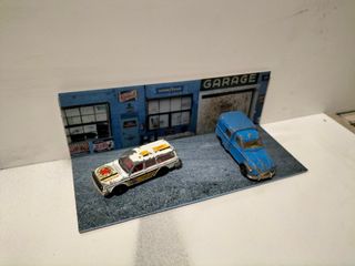 Diorama Officina Garage Old scala 1/64