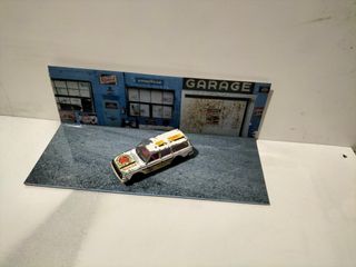 Diorama Officina Garage Old scala 1/64