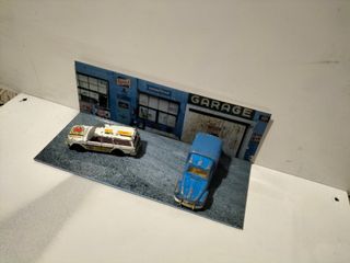 Diorama Officina Garage Old scala 1/64