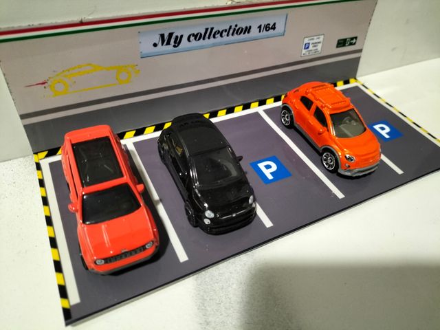 Diorama Parcheggio Park in scala 1/64