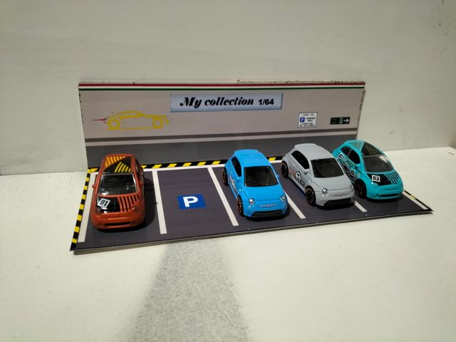 Diorama Parcheggio Park in scala 1/64