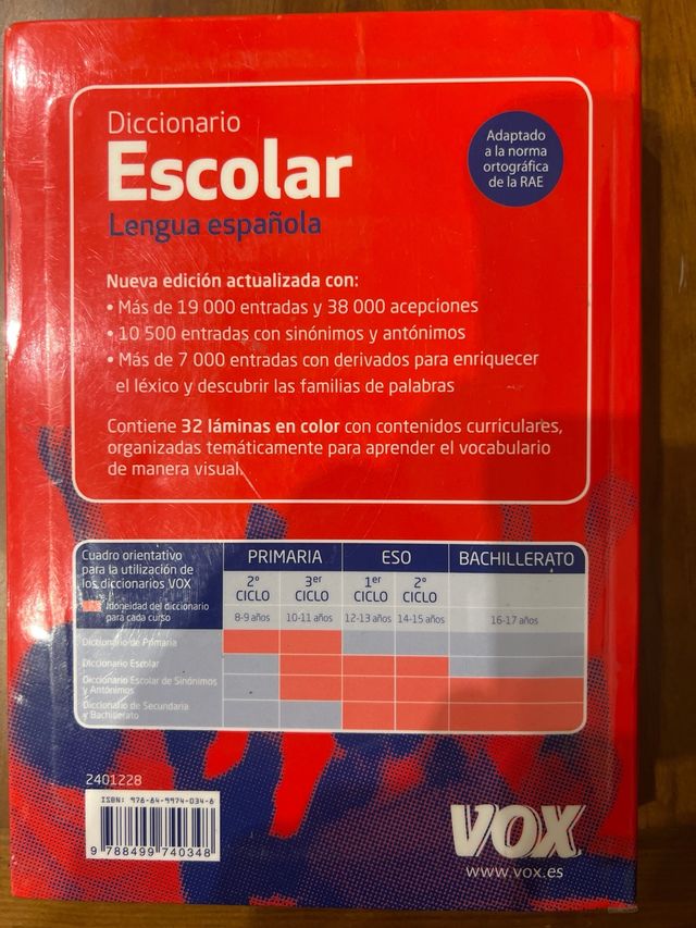 Diccionario Escolar de la Lengua Española
