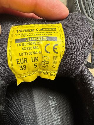 Zapatos de seguridad 