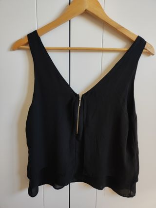 Camisa de tirantes negra
