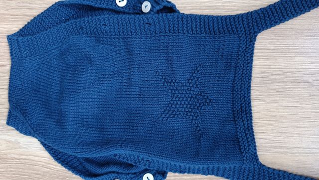 Peto azul estrella y body conjunto