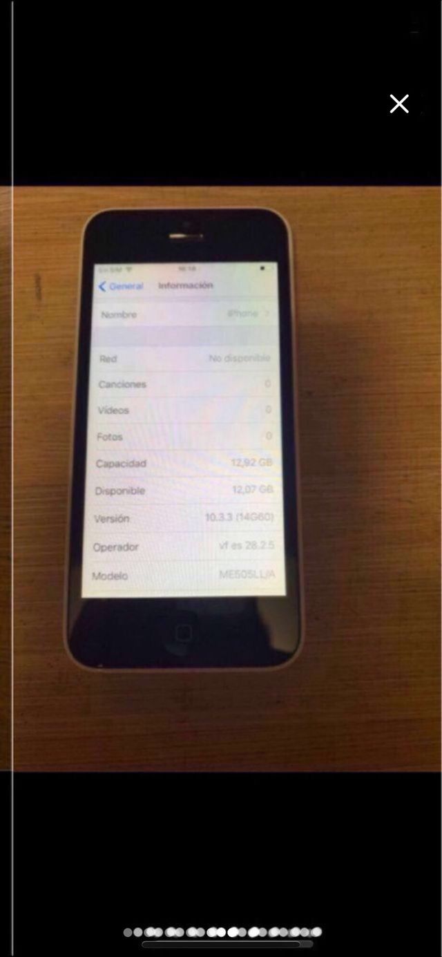 Apple iPhone 5c de 16Gb blanco
