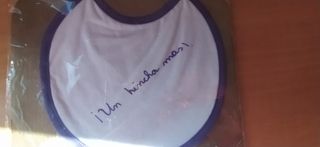 SLIP Y BABERO BEBE OFICIAL REAL MADRID 