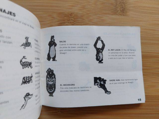 MANUAL DO GAME BOY DA SELVA EM ESPANHOL