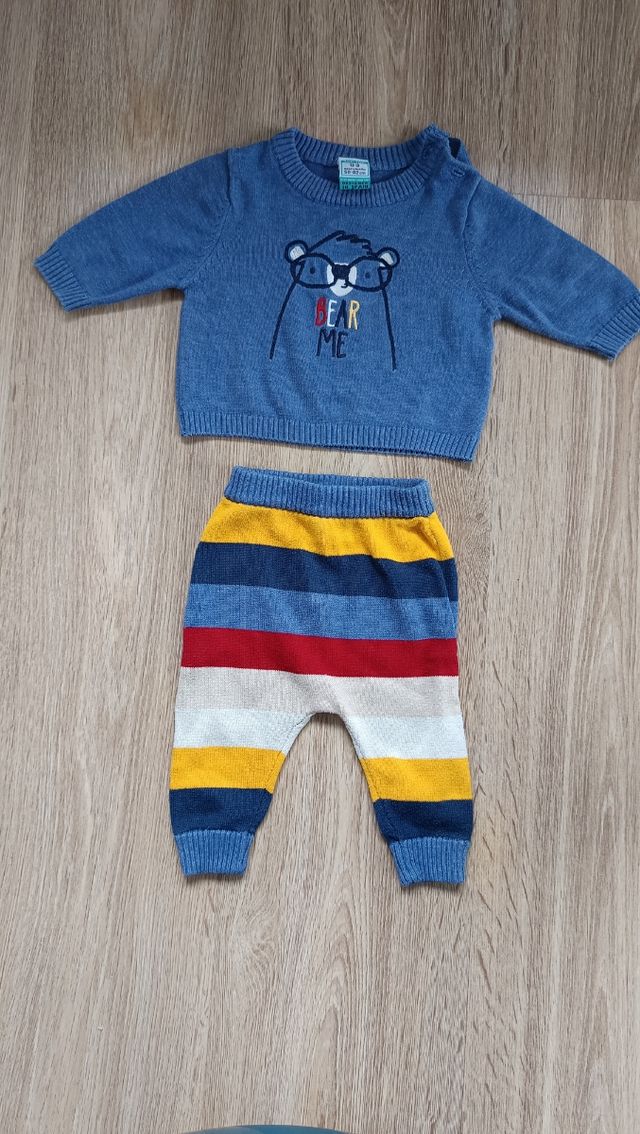 Conjunto chándal bebé oso