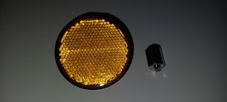 reflector catadióptrico circular coche automóvil