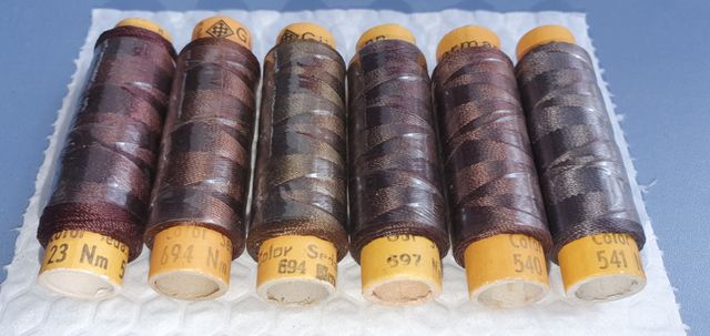 Colección Seda, Pero Gutermann 18 bobinas.