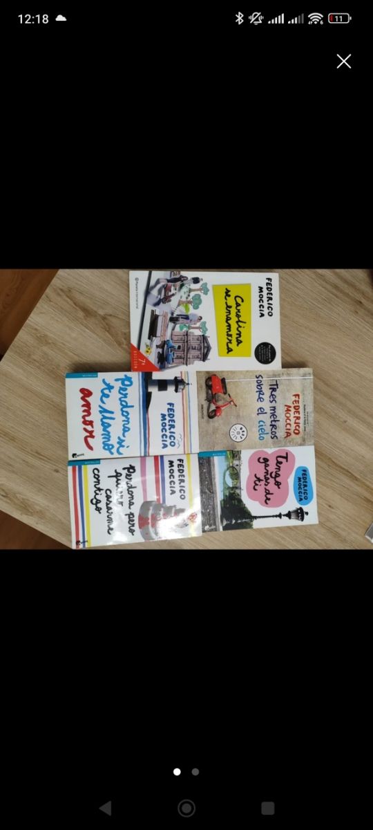 Colección libros de Federico Moccia.