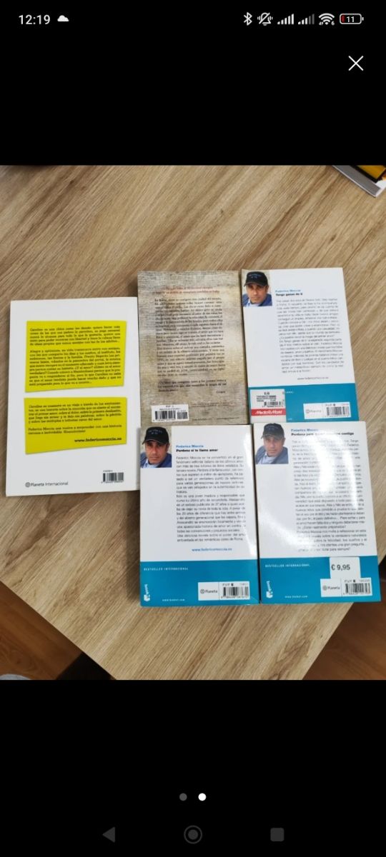 Colección libros de Federico Moccia.