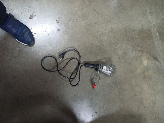 Luz portátil antigua