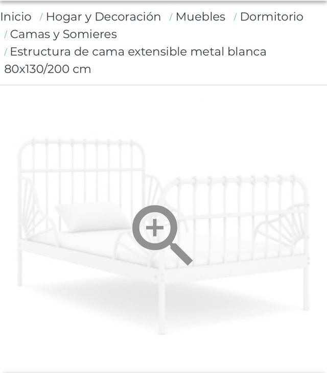 Cama ikea blanca