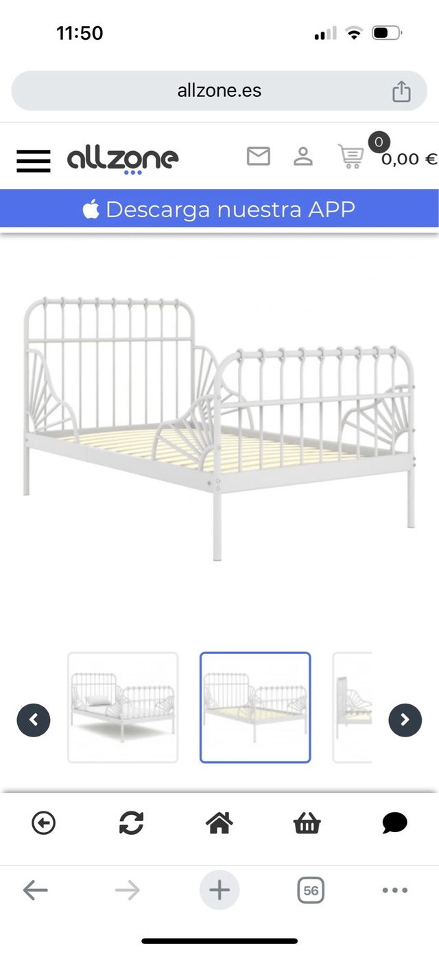 Cama ikea blanca